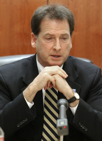 Nevada Lt. Gov. Brian Krolicki talks about the possibility of bringing the 2016 Republican National Convention to Las Vegas during an editorial board meeting at the Review-Journal, Monday, Dec. 2, ...