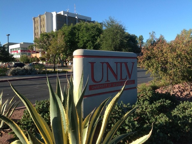 Universities, including UNLV, are always looking to sell the names of buildings and such. They’re called “naming opportunities,” but the opportunities carry a price tag. (Greg Haas/Las Vegas ...