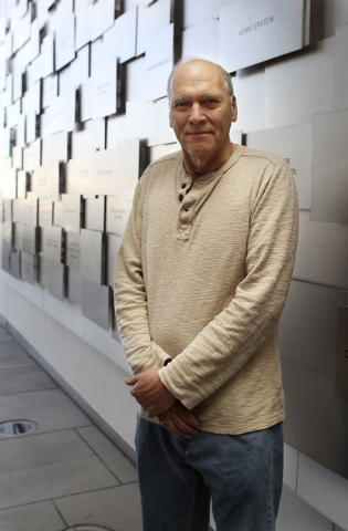 Jacob Sobotka. 65, poses at the Lou Ruvo Center for Brain Health in Las Vegas, Monday, Nov. 18, 2013. Sobotka has Parkinson's Disease and is in speech therapy with Dr. Gabiel C. Léger at the  ...