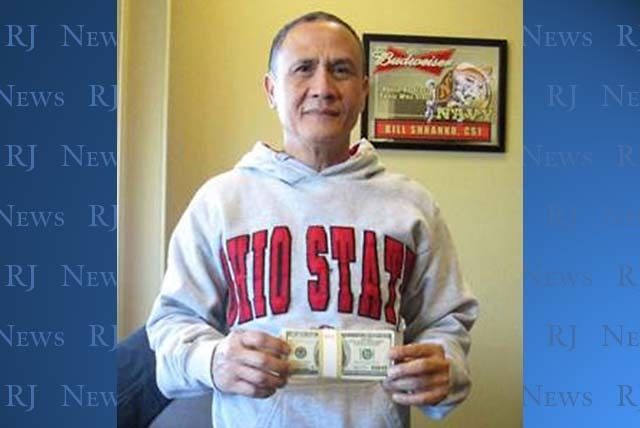 Checker Cab driver Gerardo Gamboa gets a $10,000 tip for returning a brown paper bag found in his cab with $300,000 in it. (Courtesy Joel Willden - Field Operations Manager, Yellow, Checker, Star  ...