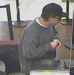 Las Vegas police are looking for help in finding a man involved in two bank robberies in the area near Flamingo and Pecos roads. (Courtesy LVMPD)