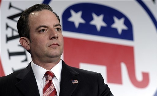 In this Jan. 24, 2014, photo, Republican National Committee chairman Reince Priebus is seen at the RNC winter meeting in Washington.  (AP Photo/Susan Walsh)