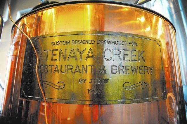 Tenaya Creek is one of two local craft beers that will flow Saturday at the Thomas & Mack Center.(David Becker/Las Vegas Review-Journal)