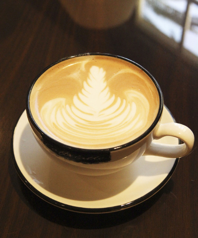 Pictured is a latte prepared by Wendy Larson, a barista at the Four Seasons in Las Vegas, Wednesday, Jan. 8, 2014. (Jerry Henkel/Las Vegas Review-Journal)
