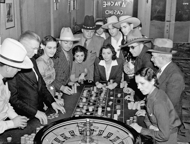 Roulette and other forms of placing a wager are legal in Nevada and divorce-seekers who throng to Las Vegas to take advantage of the six weeks residence law find that time passes quickly at the ga ...
