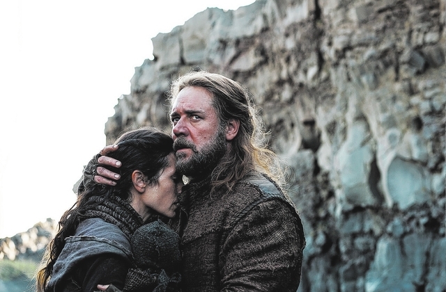 “Noah,” with Jennifer Connelly and Russell Crowe. (Courtesy, Niko Tavernise/Paramount Pictures)