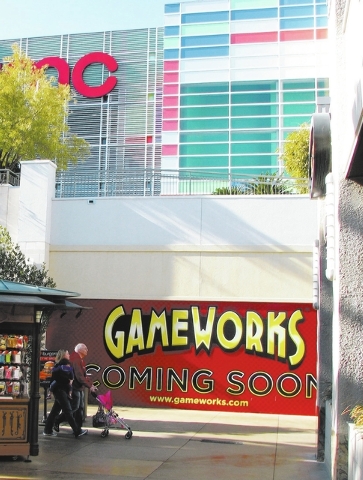 GameWorks is one of several businesses slated to open in early 2014 at Town Square Las Vegas, 6605 Las Vegas Blvd. South. (F. Andrew Taylor/View)