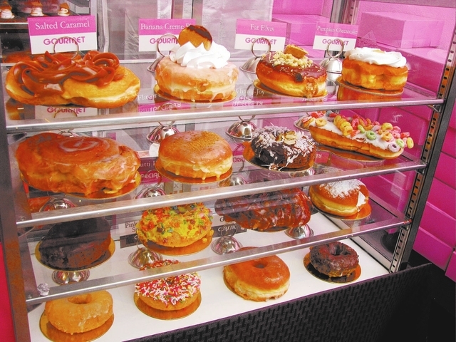 Pink Box Doughnuts sells gourmet doughnuts in its third valley location at Town Square Las Vegas.(F. Andrew Taylor/View)