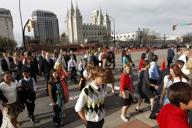 Mormon Population 60 Percent In Utah 4 5 Percent Nevada Las Vegas Review Journal