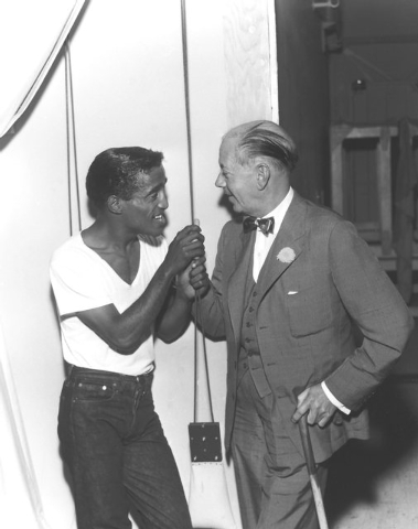 Sammy Davis Jr. and Cole Porter at the New Frontier  circa 1955
