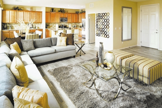 Courtesy photo This floor plan offered at Harmony Homes’ Silhouette neighborhood measures 2,004 square feet. It is one of nine floor plans and six models featured in the new development.
