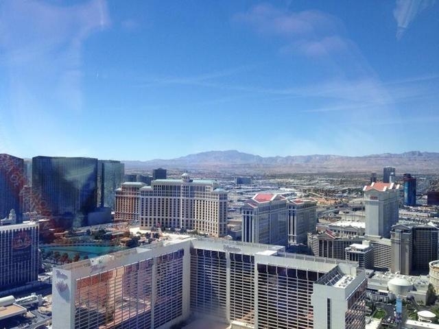 A view from the High Roller on Monday. (Howard Stutz/Las Vegas Review-Journal)