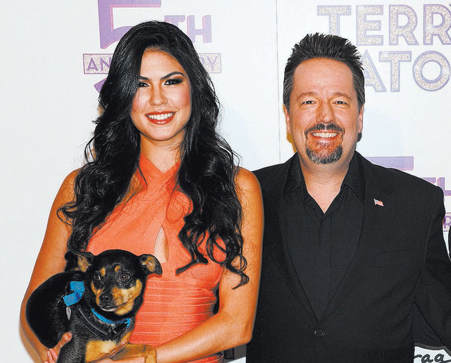Mirage headliner Terry Fator, right, and his wife and stage assistant, Taylor Makakoa, will be the first guests of the “Conversations With Norm” interview series on Sunday at Cabaret Jazz at T ...