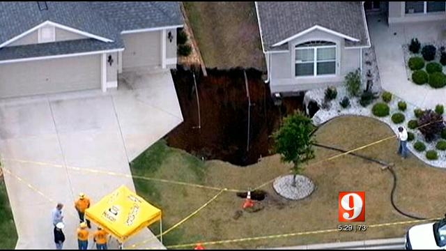 Plugged sinkhole near retirement community reopens | Nation and World
