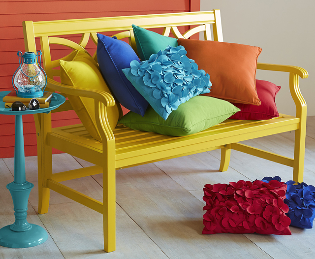 Bright Ideas For Outdoors Las Vegas, Pier 1 Outdoor Bench Cushions