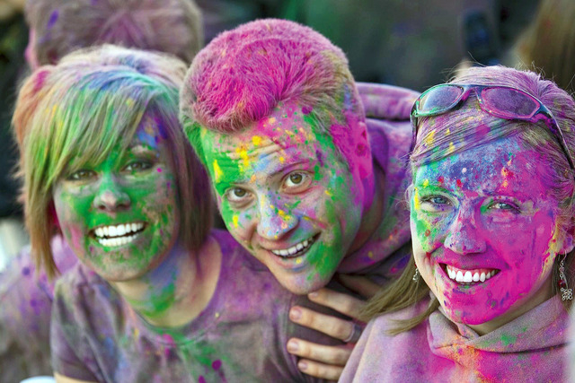 contributed
Throw your cares and your colors to the wind at the Holi Festival of Colors Las Vegas, which will feature live music, food and fun for all ages.