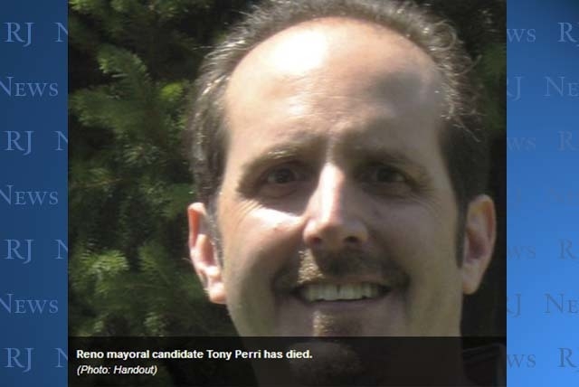 Tony Perri, a candidate for mayor in Reno, was found dead this week, but he will remain on the June 10 ballot. (Courtesy, Reno Gazette-Journal)
