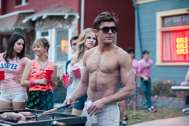 This image released by Universal Pictures shows Zac Efron in a scene from the film, "Neighbors."  (AP Photo/Universal Pictures, Glen Wilson)