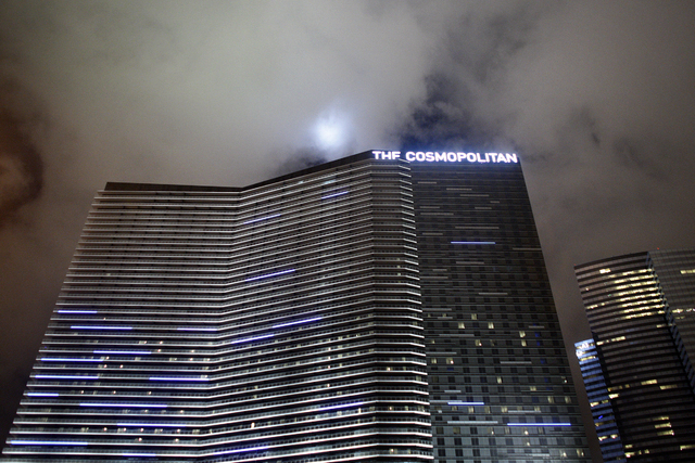 Deutsche Bank announced Thursday that the The Cosmopolitan of Las Vegas has been sold to the Blackstone Group for $1.73 billion. (John Locher/Las Vegas Review-Journal)