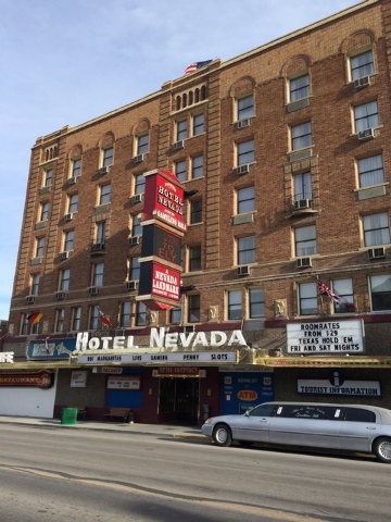 Hotel Nevada, in White Pine County's seat of Ely, was once the tallest building in the Silver State. (David Ferrara/Las Vegas Review-Journal)