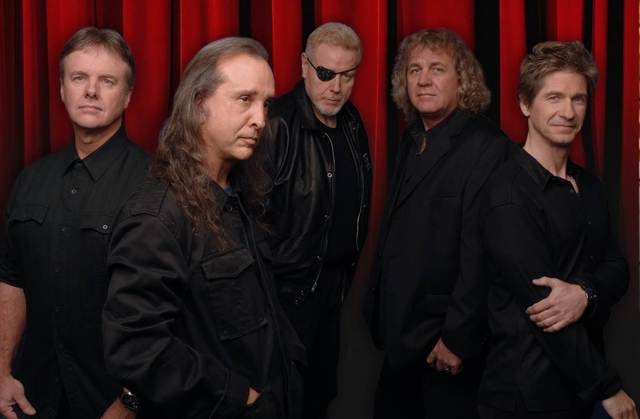 Classic rockers Kansas include, from left, Phil Ehart, Steve Walsh, Rich Williams, Billy Greer and David Ragsdale.