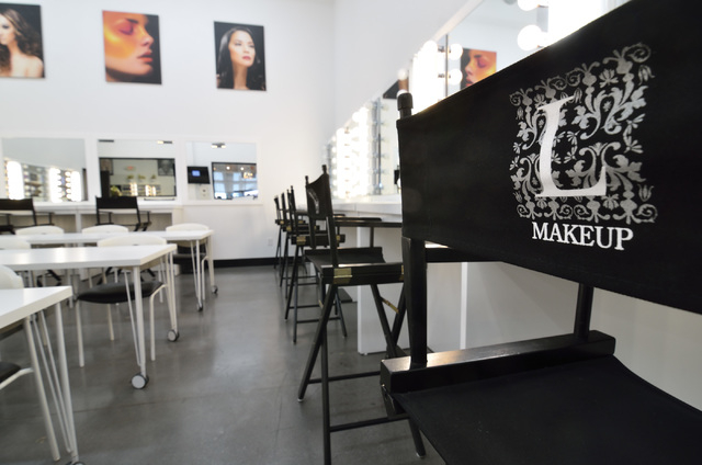 A room used for classes in makeup is shown during a grand opening at the L Makeup Institute at 5525 S. Decatur Blvd. in Las Vegas on Wednesday, May 21, 2014. (Bill Hughes/Las Vegas Review-Journal)