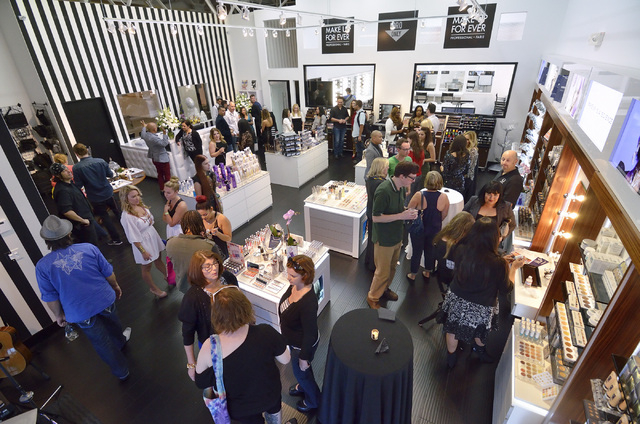 The interior of the L Makeup Institute is shown during a grand opening at 5525 S. Decatur Blvd. in Las Vegas on Wednesday, May 21, 2014. (Bill Hughes/Las Vegas Review-Journal)