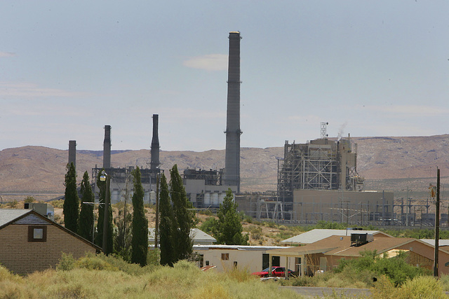 NV Energy south is proposing to close three of its four Reid Gardner coal-fired units generating electricity in Southern Nevada by the end of this year. The Reid Gardner power plant (background) a ...
