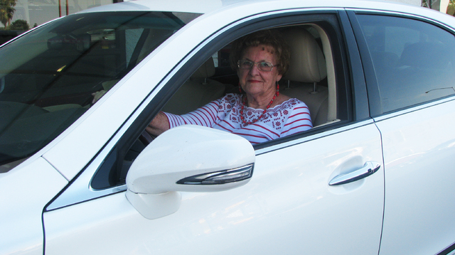 Betty Gripentag still regularly drives by the stretch of road that she drove through the filming of "Viva Las Vegas" more than fifty years ago.
(F. Andrew Taylor/Review-Journal)