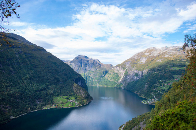 FILE - This undated file photo provided by the tour company Adventures by Disney shows a Norwegian fjord that is part of an itinerary based on the movie "Frozen." The film's fantasy king ...