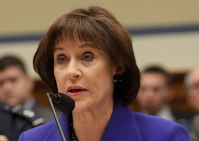 This March 5, 2014 file photo shows former Internal Revenue Service (IRS) official Lois Lerner speaks on Capitol Hill in Washington. The Internal Revenue Service has lost more emails connected to ...