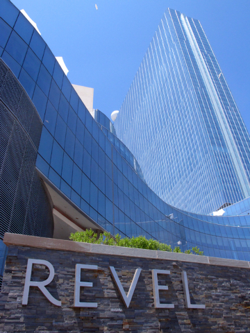 This May 30, 2014 photo shows the exterior of Revel Casino Hotel in Atlantic City N.J. The $2.4 billion casino filed for bankruptcy on June 19, 2014, the second time in as many years it sought ban ...