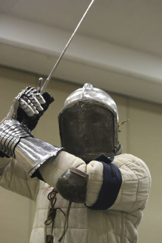 Masters from all over the world, some in full armor, were on hand in the tournament room at Combat Con 2014. (Photos courtesy Gina Nichole with Gina V Photography)