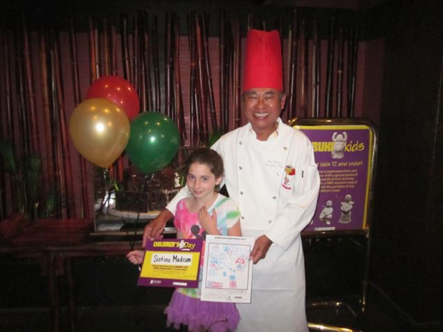Henderson third-grader Sistine Madison was selected for her artwork contribution to Benihana’s 2014 Children Helping Children Coloring Contest, part of the Children’s Day program tha ...