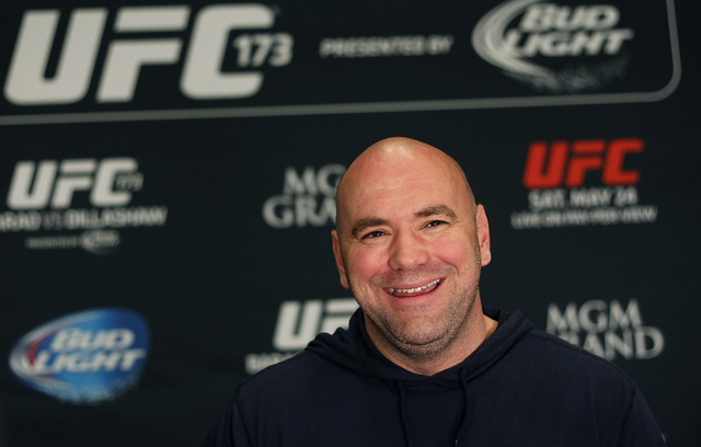 UFC President Dana White says the Palms gave him his "walking papers" for the second time in two years because of his winning ways. (Jason Bean/Las Vegas Review-Journal file)