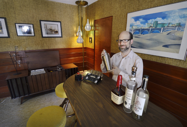 Dayvid Figler is shown in the lounge at his home near the intersection of 6th Street and Charleston Boulevard in Las Vegas on Friday, June 13, 2014. (Bill Hughes/Las Vegas Review-Journal)