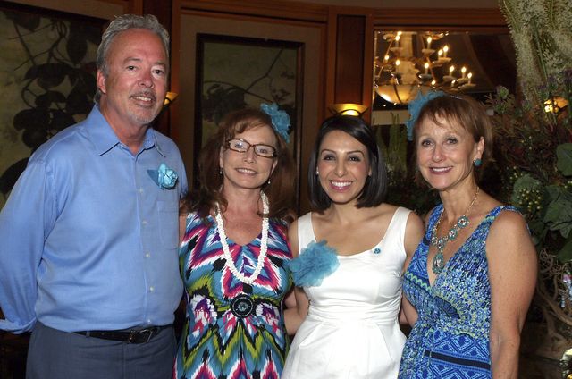 Tim Quillin, from left, Judy Stokey, Melinda Gluck and Annette Kinsman (Marian Umhoefer/Las Vegas Review-Journal)