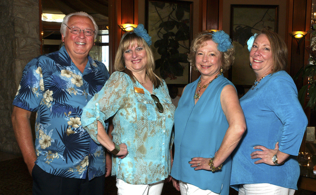 Garth Winckler, from left, Diane Zapach, Allison Newlon-Moser and Cathy Story (Marian Umhoefer/Las Vegas Review-Journal)