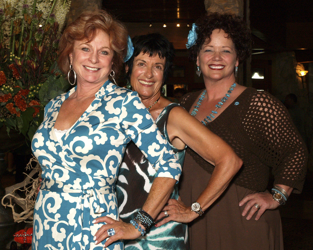 Connie Jones, from left, Marilyn Gubler and Linn Billingsley (Marian Umhoefer/Las Vegas Review-Journal)