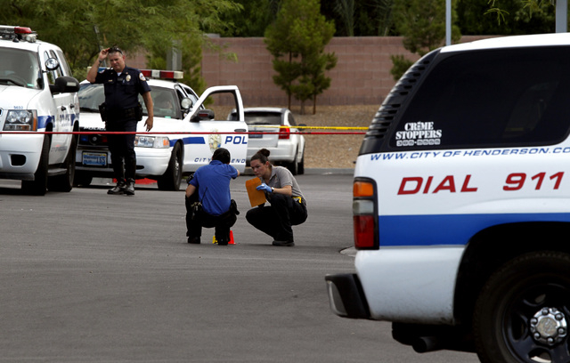 Henderson police vehicles, 2011. (JEFF SCHEID/LAS VEGAS REVIEW-JOURNAL)