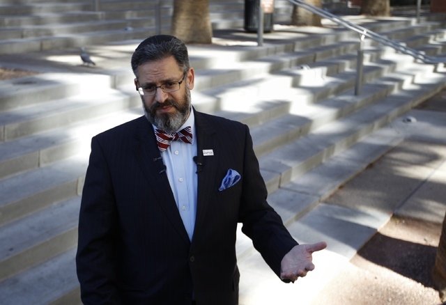 Attorney Jacob Hafter accused District Judge Valorie Vega of racism and anti-Semitism.  (John Locher/Las Vegas Review-Journal file)
