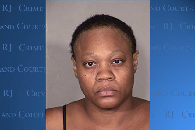 Erica Hagan, 42, faces eight charges including battery by strangulation, attempted murder, robbery and leaving the scene of an accident. She was arrested May 31. (Las Vegas Metro Police Dept.)