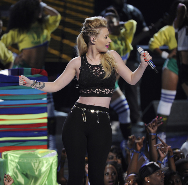 Iggy Azalea, performing at last month’s BET Awards, rocks The Cosmo on Saturday. (Photo by Ch ...