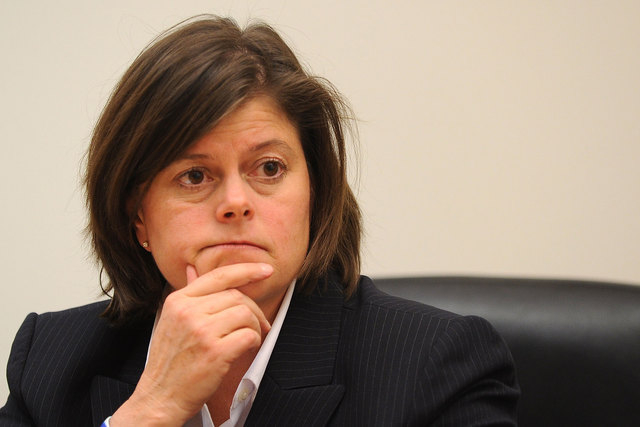 The Las Vegas City Council on Wednesday, July 16, 2014, gave City Manager Betsy Fretwell a 10 percent raise, increasing her salary to $221,490. (David Becker/Las Vegas Review-Journal file)