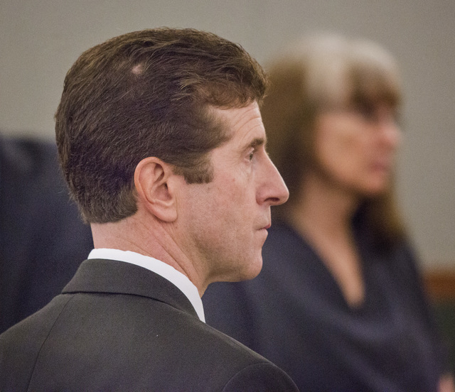 Chief Deputy District Attorney Michael Staudaher listens during the sentencing of Linda Cooney at the Regional Justice Center on Wednesday, July 9, 2014. Cooney was sentenced to 13 to 41 years in  ...