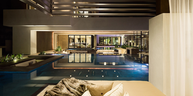 Courtesy Blue Heron
Anthony & Sylvan Pools was awarded a 2014 Pinnacle Award from Luxury Pools magazine for this construction that was showcased at the 2013 National Association of Home Builders I ...