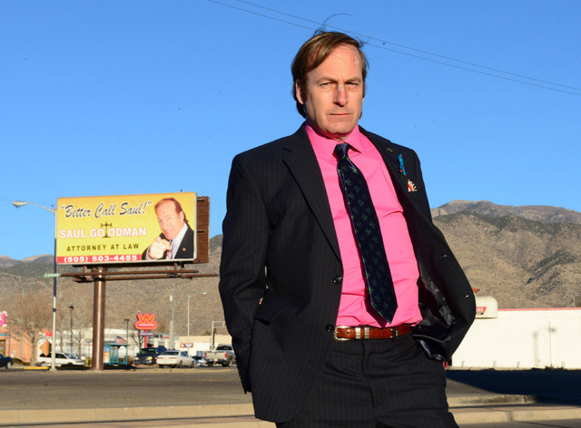 This image released by AMC shows Bob Odenkirk in a scene from the final season of "Breaking Bad." AMC and Sony Pictures Television on Wednesday, Sept. 11, confirmed that Odenkirk, who pl ...
