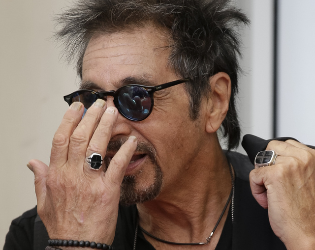 Actor Al Pacino poses during the photo call for the movie The