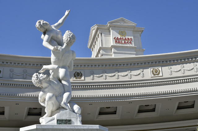 The exterior of the Caesars Palace at 3570 Las Vegas Blvd. South, in Las Vegas is shown on Tuesday, Oct. 29, 2013. (Bill Hughes/Las Vegas Review-Journal)