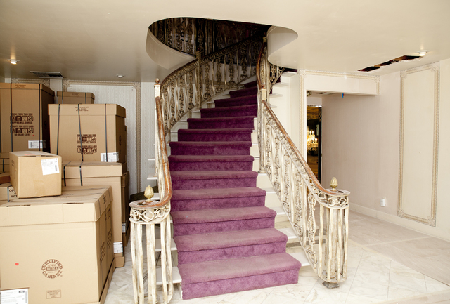Tonya Harvey/Real Estate Millions
The mansion's new owner Martyn James Ravenhell said the home's grand entry’s curved staircase cost Liberace $75,000 to transport from Paris, France.